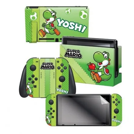Adesivo Nintendo Switch Super Mario Yoshi Egg 3 Adesivos