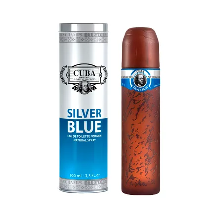 Perfume Cuba Silver Blue Edt 100ml