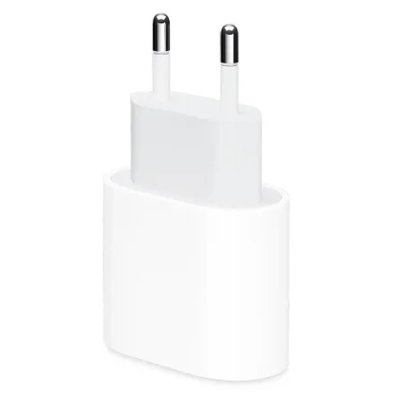 Carregador Apple MHJE3CI Original 20W USB-C para iPhone - Branco