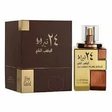 Lattafa Perfume 24 Carat Pure Gold Unisex Eau Parfum 100ml