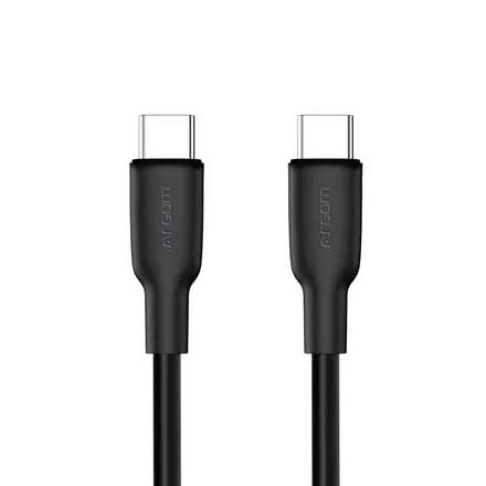 ARGOM CABLE ARG-CB-0070BK A00633 TYPE-C/TYPO-C 1.8M/65W NEGRO