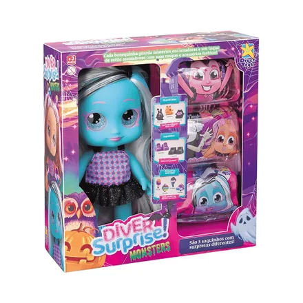 Muneca Divertoys Diver Surprise Monsters Zumbelina 8303