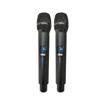MEGASTAR MICRÓFONO INALAMBRICO MIC2208 NEGRO