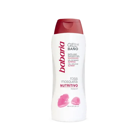 Babaria Gel Bano Rosa Mosqueta 600ml
