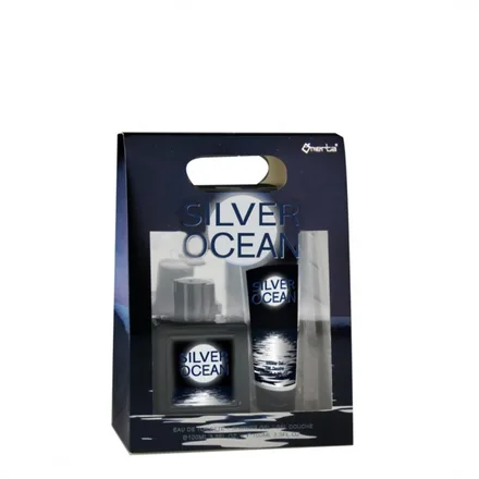 Omerta Silver Ocean Eau Toilette Plus Shower Gel 100ml