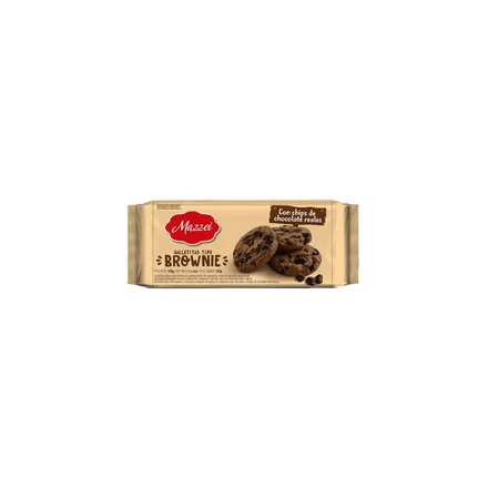 GALLETAS MAZZEI COOKIES BROWNIE CON CHIPS DE CHOCOLATE