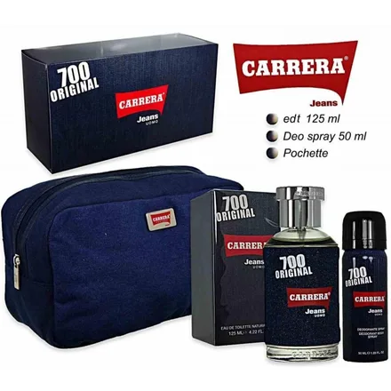 Carrera Jeans Uomo 700 Eau Toilette Plus Deo Spray Nessecer 75ml