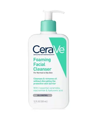 Cerave Locion Foaming Facial Cleanser Oily Skin 335ml