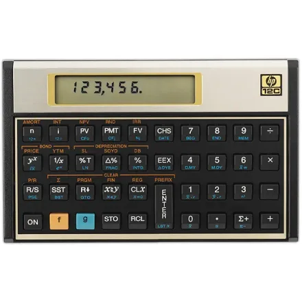 Calculadora Financeira Hp 12C 10 Digitos 120 Funcoes