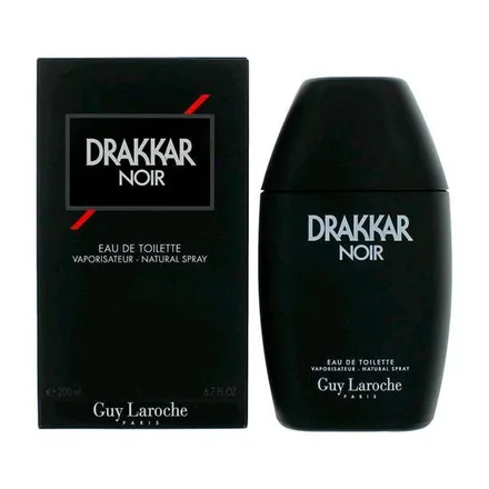 Perfume Guy Laroche Drakkar Noir Eau Toilette Masculino 200ml