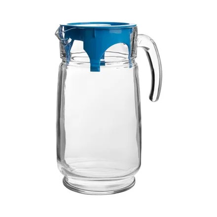 Jarra De Vidrio Pasabahce 43324 1.65 L Transparente Azul