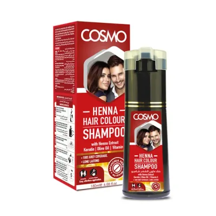 Cosmo Shampoo Hair Colour Henna 180ml