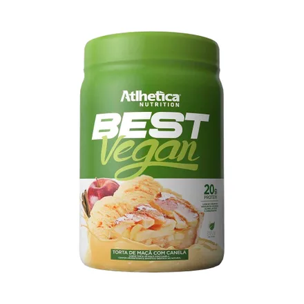Proteina Vegana Atlhetica Best Vegan Torta Manzana Con Canela 500 Gr