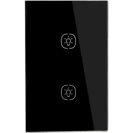 Interruptor Pared Zemismart Zigbee Zn U02U Con 2 Botones