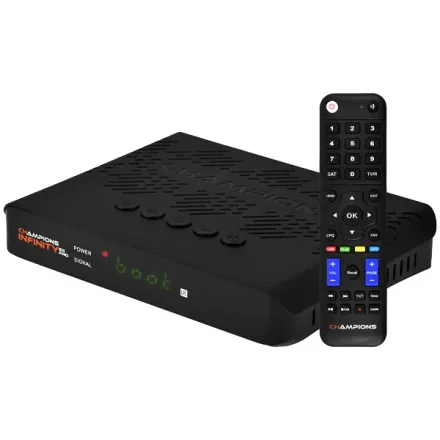 Receptor Fta Champions Infinity Gx Pro 4K Ultra