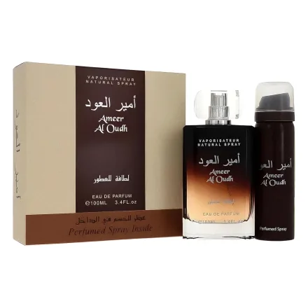 Perfume Lattafa Ameer Al Oudh Eau Parfum Masculino Desodorante 100ml