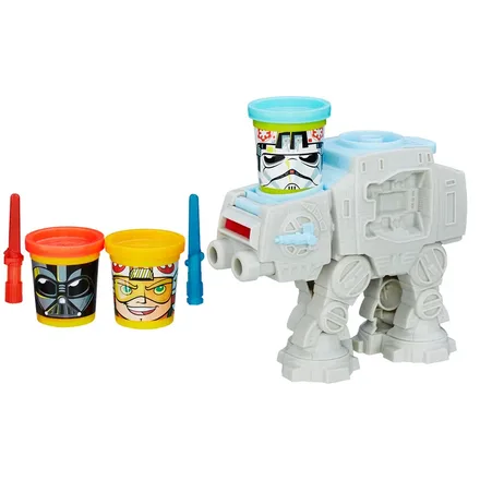 MASA DE MODELAR PLAY-DOH STAR WARS AT-AT AL ATAQUE B5536