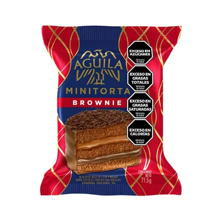 ALFAJOR AGUILA MINI TORTA BROWNIE 71.5G
