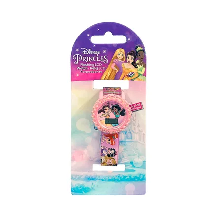 Reloj Digital Mays Disney Princess Pn4537 Boi Rosa