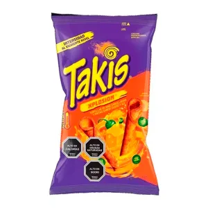 Salgadinho Takis Xplosion Muito Apimentado Queijo Pimenta Pacote Bimbo 200g