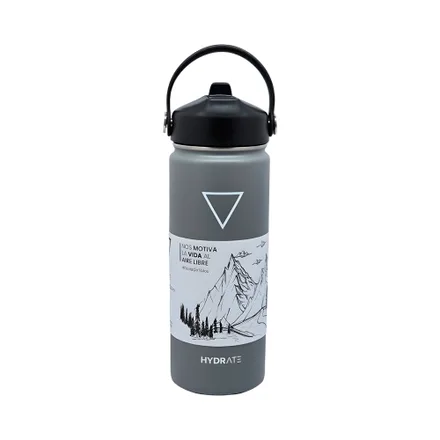 Botella Termica Hydrate 500 Gris 530ml