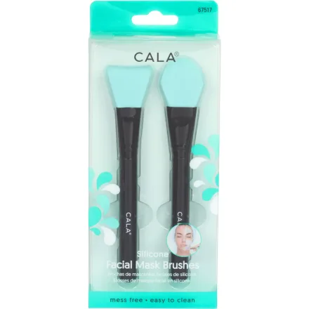 CALA PINCEL DE SILICONA PARA MASCARILLAS FACIALES 67517 VERDE/NEGRO