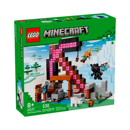 Juguete Construccion Lego Minecraft Pickaxe Mine 530 Piezas