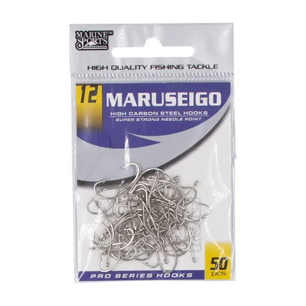 Anzuelo Marine Sports Maruseigo Nickel 12 50 Pcs