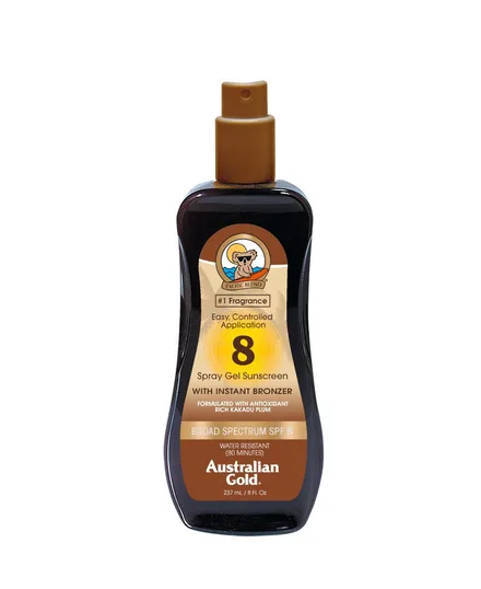Austra Gold Spf 8 Bronzer Gel Spray 237ml