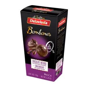 Bombom Delavida Amargo Acucar 150g