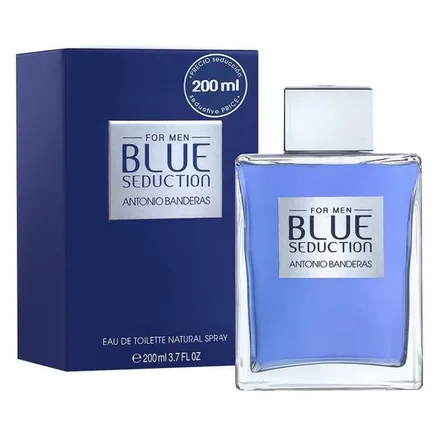 Perfume Antonio Banderas Blue Seduction Eau Toilette Masculino 200ml