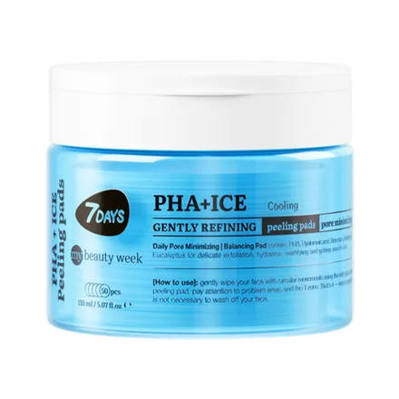 Pads 7 Days Gently Refining Cooling Peeling Pha 50 Piezas