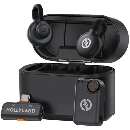Microfone Lapela Hollyland Lark M2S Combo