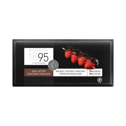 Chocolate Weinrich Edel Bitter 70 250 Gr