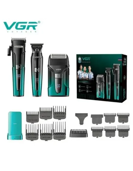 Corta Cabelo Vgr 694 Professional Set Pac
