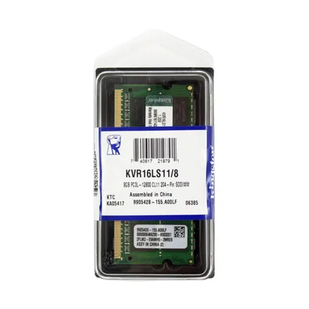 Memoria Notebook Kingston DDR3L 8 GB 1600MHz – KVR16LS11/8