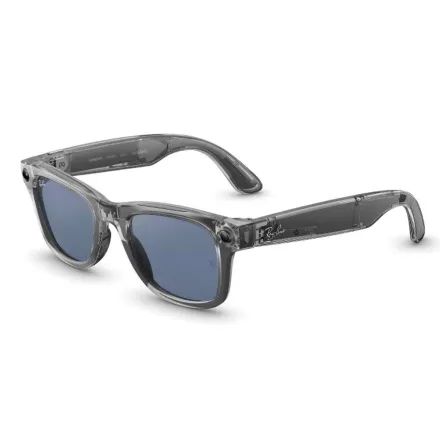 Oculos Ray Ban Meta Wayfarer 2 Standard Shiny Transparent Trasitions Lenses
