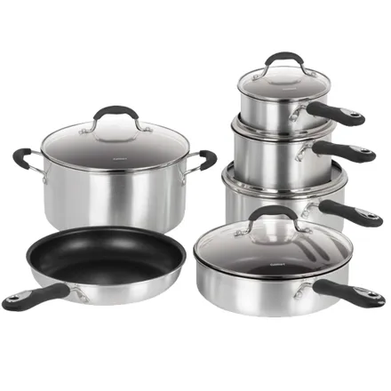 Jogo Panelas Cuisinart 55 Non Stick Brushed 11