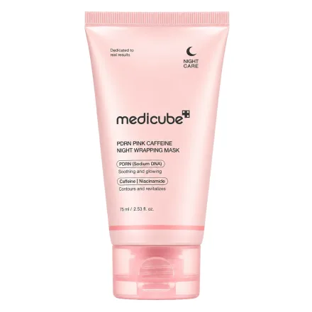 Mascara Facial Noturna Medicube Pdrn Pink Caffeine Night Wrapping 75ml