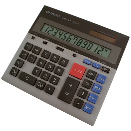 Calculadora Comercial Sharp Qs 2130 12 Digitos