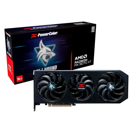 Placa Video Powercolor Hellhound Radeon Rx Gddr 6 Oc 16g