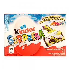 Kinder Ovo Surpresa Menino 2 40g