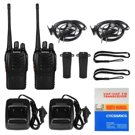 Walkie Talkie Baofeng Bf 888S Hasta 3KM Con Auricular