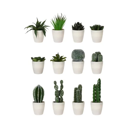 Cactus Artificial En Maceta Kpm 397665 Surtido