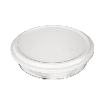 Asadera Redonda Vidrio Marinex Con Tapa Gd 25 7 Surtido