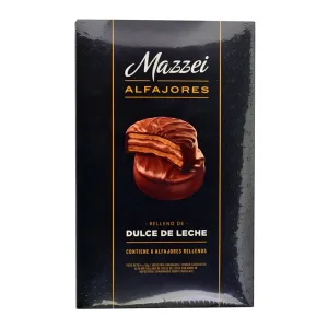 Alfajor Mazzei Recheio Doce Leite Cobertura Chocolate 6
