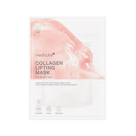 Mascarilla Medicube Collagen Lifting Mask 1 Unidad Agatres 27g