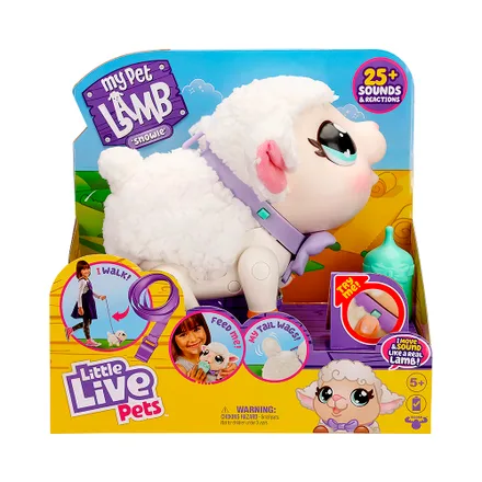 Juguete De Peluche Little Alive Pets My Pet Lamb Snowie 26476