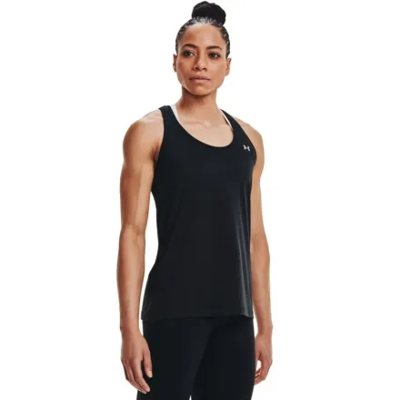 UNDER ARMOUR REMERA TECH TANKSOLID 1275045001 NEGRO (T)L