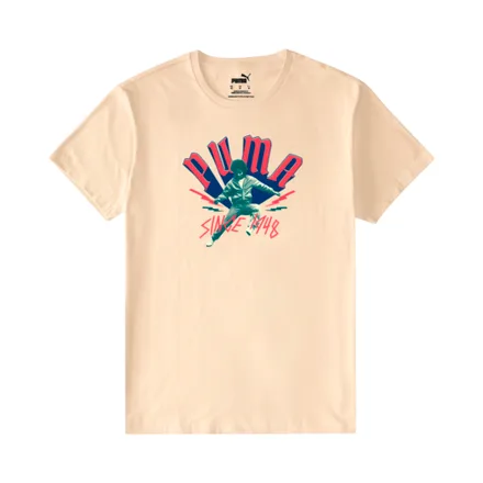 Remera Puma A02 Classics Play Paris Dancer Masculino